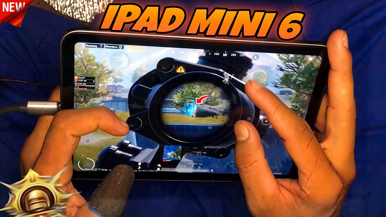 SUPER SMOOTH MODE 😍 IPAD MINI 6 PUBG HANDCAM GAMEPLAY 🔥 - YouTube