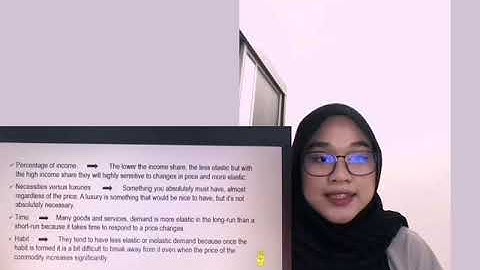 ELASTICITY (ECO1013)