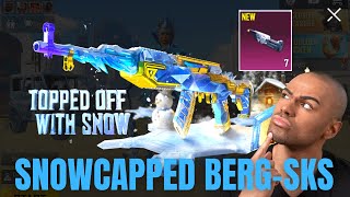 New Glacier Snowcapped SKS Crate Opening PUBG MOBILE  $12,000UC
