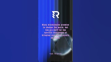 The Missing Link: How REAL Blockchain Solves RWA Tokenization  #realfinance #blockchain