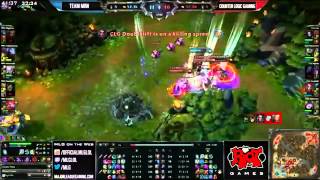 Doublelift's Vayne Survives 4 Men Dive Miraculously & Gets Triple Kill   LCS W5D2 CLG Vs MRN MUST SE