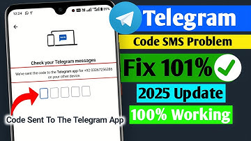How To Fix Telegram Code SMS Problem (2025)| Fix Code Sent To The Telegram App Problem
