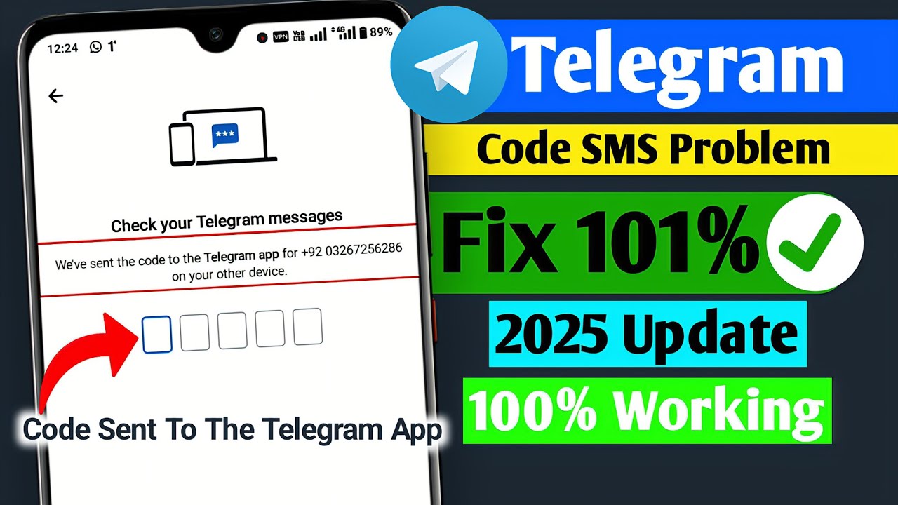 How To Fix Telegram Code SMS Problem (2025)| Fix Code Sent To The ...