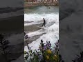 River surfing in Switzerland