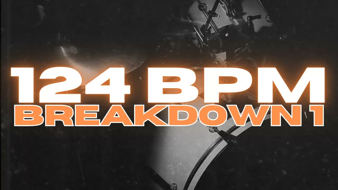 124 BPM - Metal Breakdown Drum Beat - Loop 1