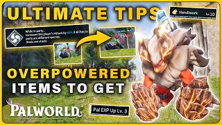 Palworld 1.0 ULTIMATE TIPS and OP ITEMS you Have to Get in Mid Game