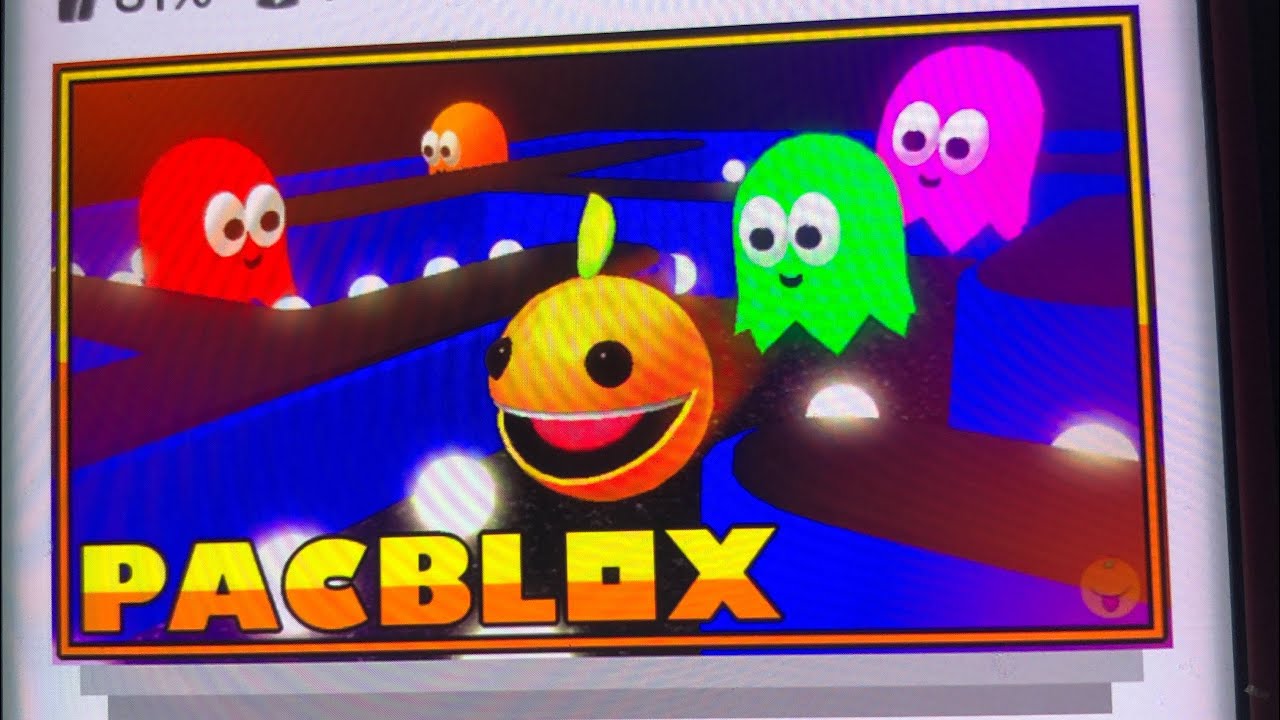 pac blox in roblox: it look like is saying pac man - YouTube