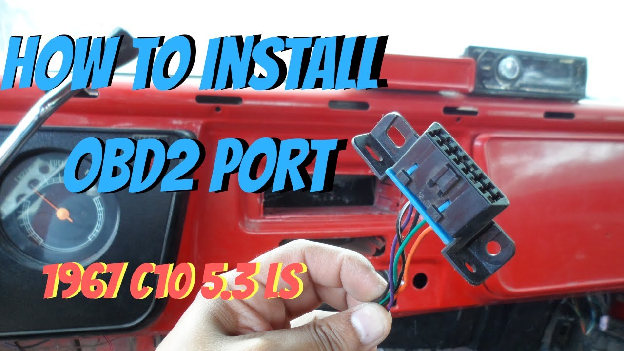 obd2 port for ls swap - YouTube