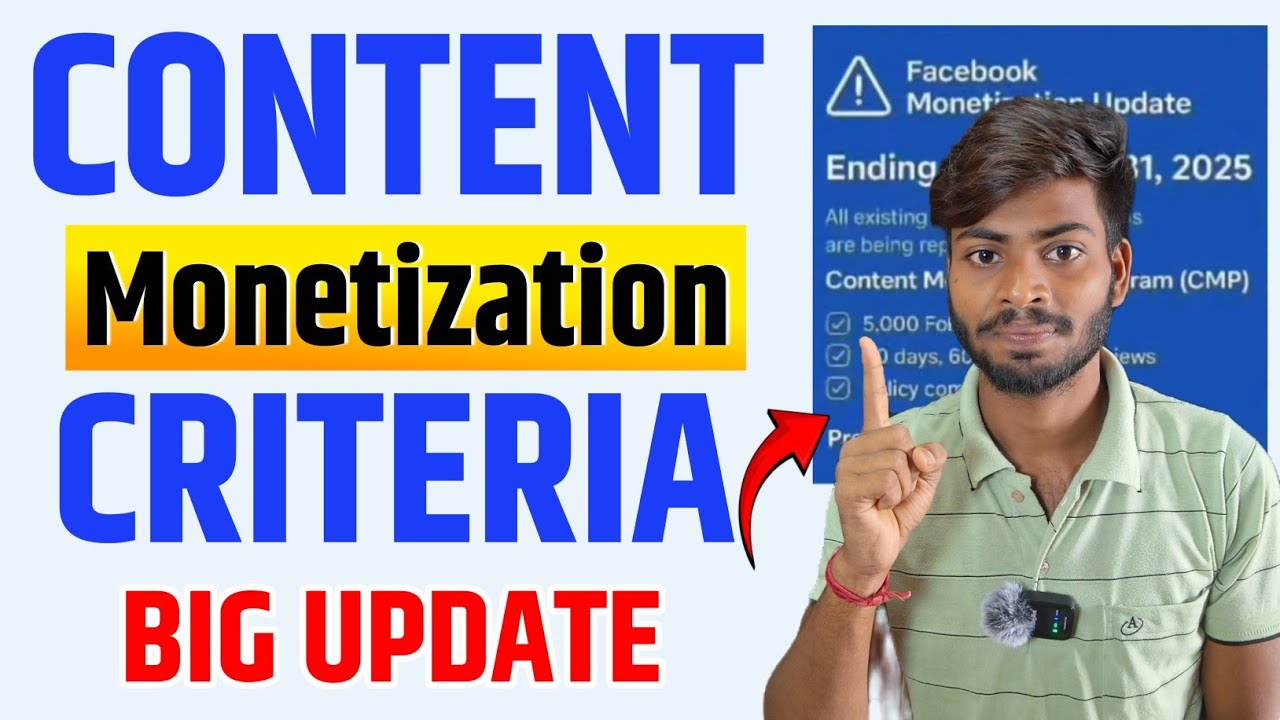 खुशखबरी 🎉🔥 facebook monetization criteria 5k followers and 60k minutes views क्या ये सही है? 