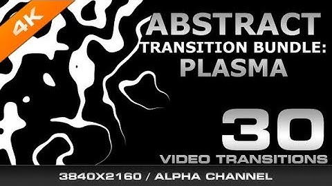 Abstract Transition Bundle Plasma 4 K | Motion Graphics - Videohive template