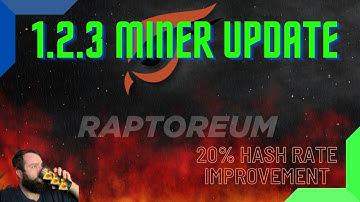 Raptoreum - 1.2.3 Miner - 20% Hash Rate Improvement - POW POS CPU