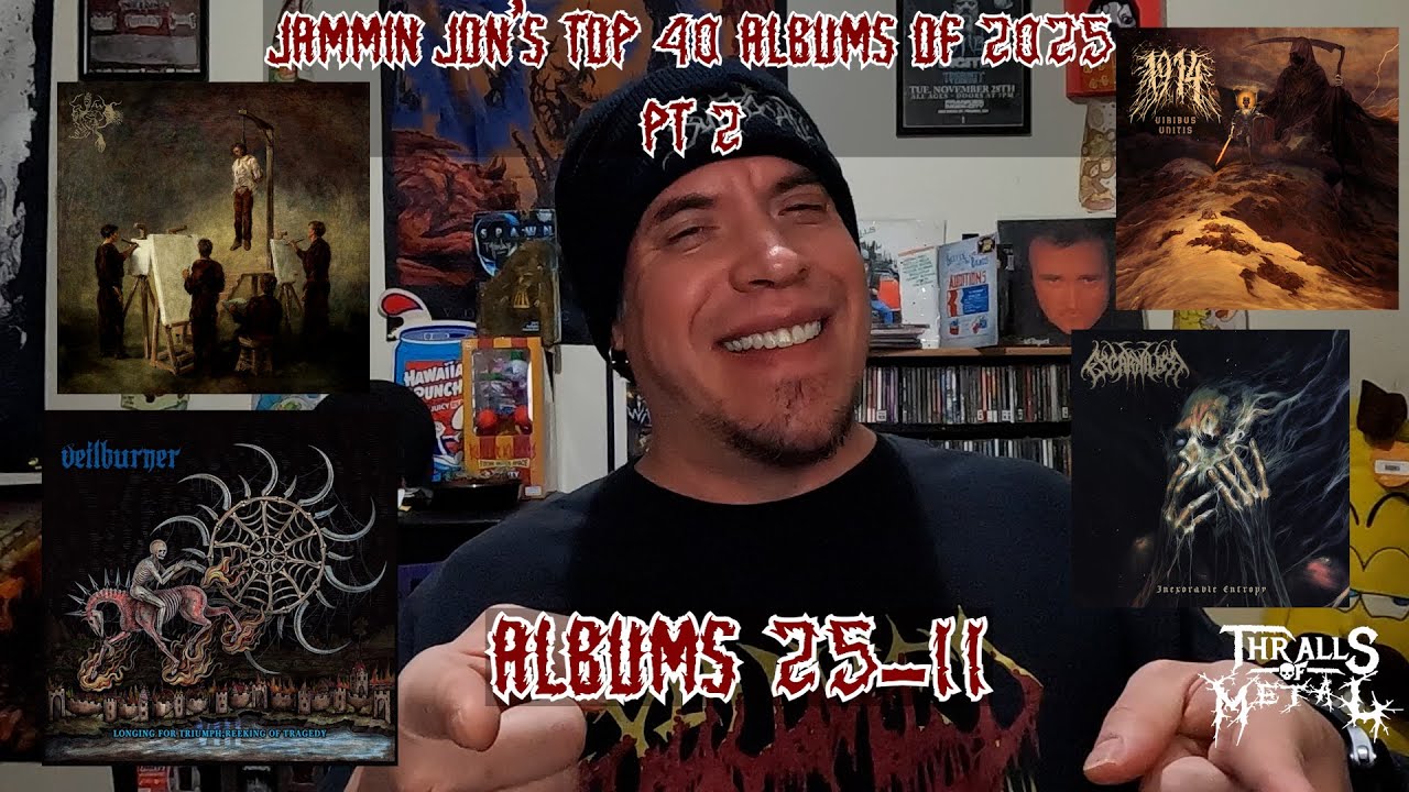 Топ-40 альбомов 2025 года по версии Jammin Jon — Часть 2!