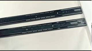 Black Full Extension Soft-Closing Drawer Slide screenshot 5