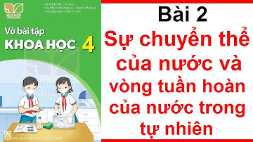 Vở Bài Tập Khoa Học Lớp 4 Bài 2 Sự Chuyển Thể Của Nước Và Vòng Tuần Hoàn Của Nước Trong Tự Nhiên