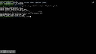 Create mysql: user, database, run .sql dump file.