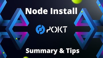 Pocket Network | Pokt Node Install - Node Pilot