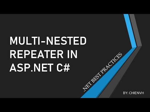 Nested repeater control in ASP.NET C# | .Net Best Practices