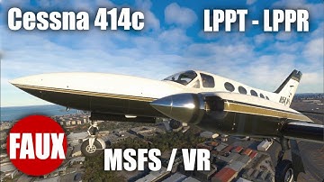 LPPT (Lisbon, Portugal) to LPPR (Porto, Portugal) | C414 | Pilot2ATC | MSFS | VR | Motion Platform