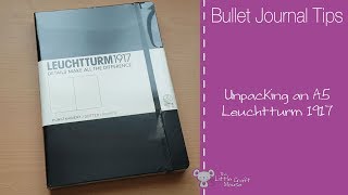 Inside a Leuchtturm 1917 | Bullet Journal Setup
