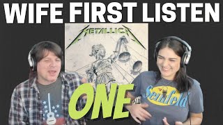 METALLICA WIFE'S FIRST TIME REACTION to One | COUPLE REACTION | THIS BLEW HER AWAY!!🔥🔥🤘🤘🤘