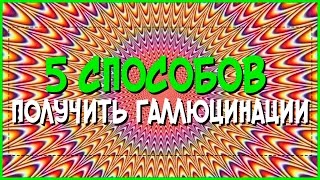 5 Способов как получить галлюцинации на 5 минут! - ОПТИЧЕСКИЕ ИЛЛЮЗИИ 🔥