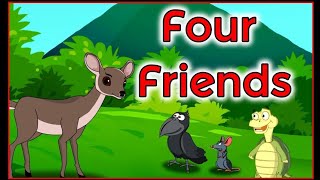 Four Friends | English Cartoon | Panchatantra Moral Stories for Kids | Maha Cartoon TV English