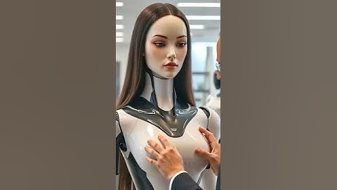 They said she was of  #robot #ai #humanoidrobot #aiart #scifi #shorts #animation #future #tech