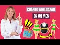 ESTO es lo que PUEDES ADELGAZAR en un MES | Pérdida de peso ideal al mes | Nutrición y Dietética