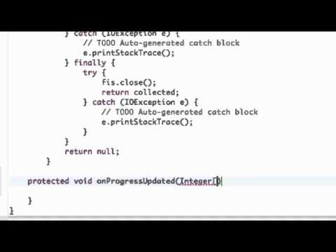 AsyncTask Methods