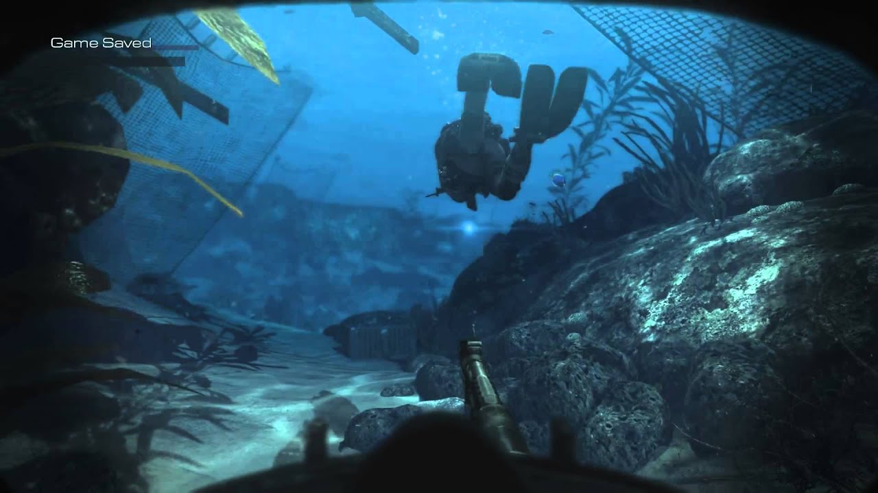 Call of Duty Ghosts Playthrough Part 8 - Into the Deep - YouTube
