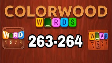 COLORWOOD WORDS Cryptogram level 263 264