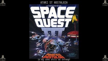 Atari ST Nostalgia - Space Quest 3 - Monochrome and Roland MT-32 sound