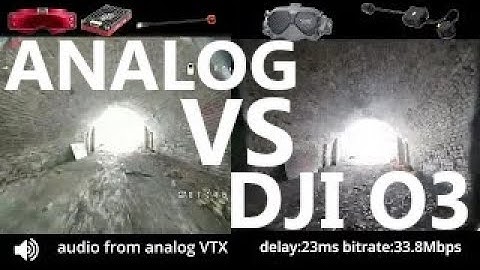 FPV  DVR, DJI O3 | analog vs digital | side by side comparison