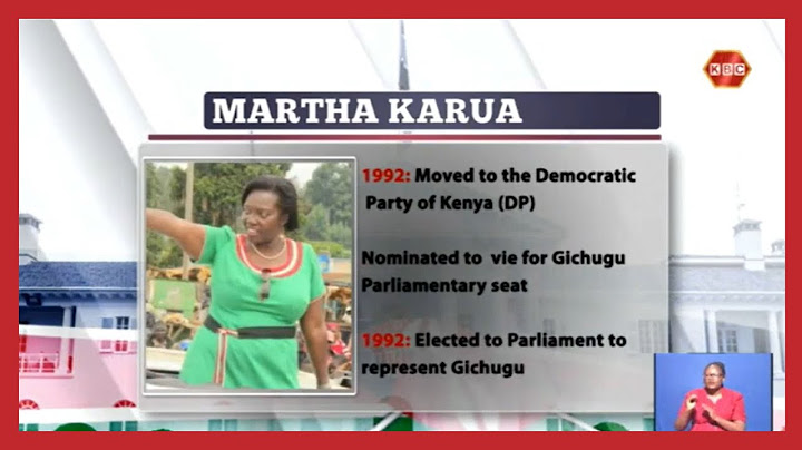 Martha Karua Profile | Who is Martha Karua?
