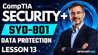 Security+ SY0-801 Encryption vs Tokenization vs Masking (Lesson 13)