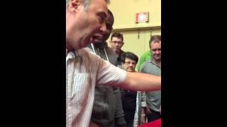 Mark Mason Performing Double Deception Deluxe at the Atlanta Penguin Magic Expo.