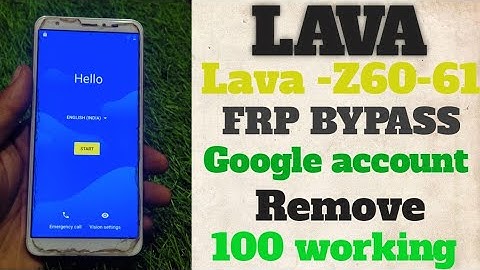 Lava Z61 frp unlock | LavaZ60 frp remove lava Z61 frp bypass without pc Lava Z60-61 Google account