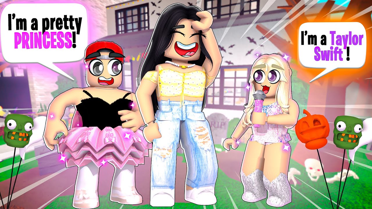 MY DAUGTHER & SON PICK THEIR HALLOWEEN COSTUMES! (Roblox Roleplay)
