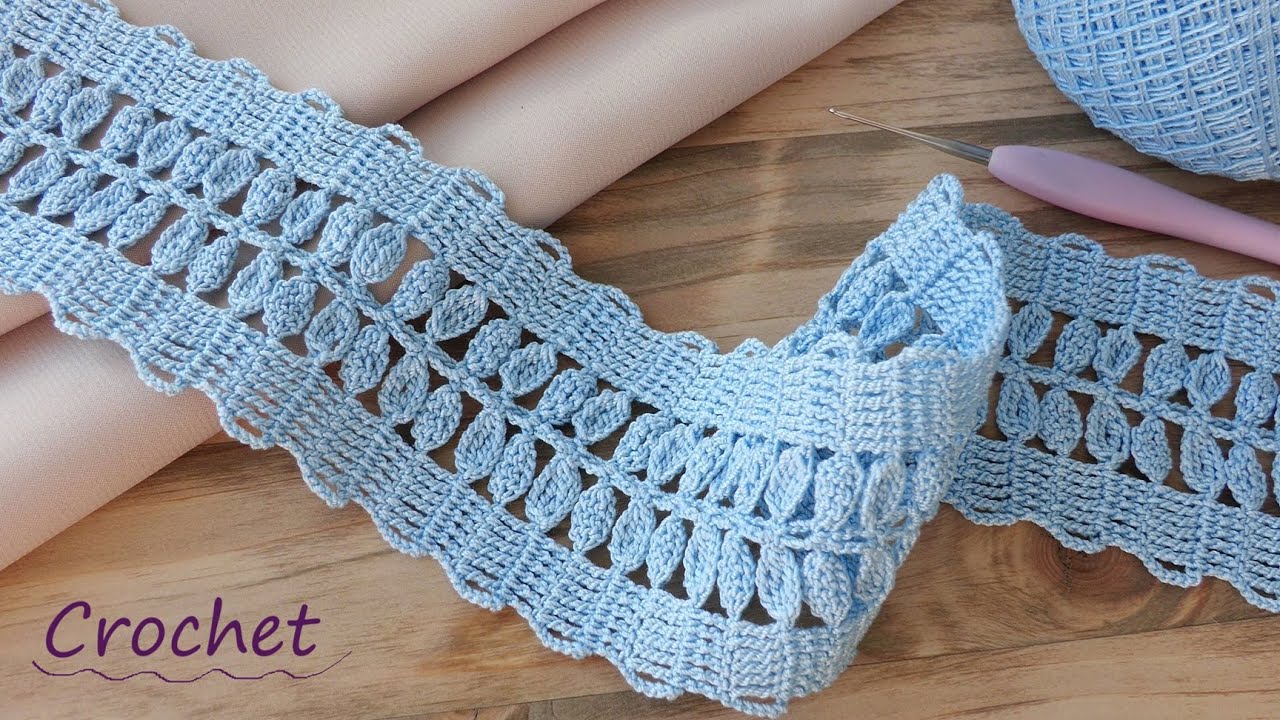 Ажурное ЛЕНТОЧНОЕ КРУЖЕВО вязание крючком для начинающих🧶Easy to Crochet TAPE LACE Tutorial🧶