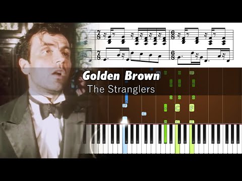 The Stranglers Golden Brown Accurate Piano Tutorial With Sheet Music 