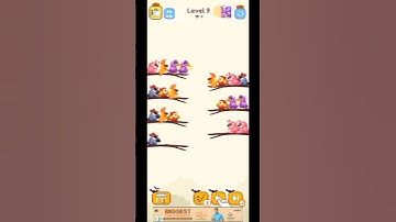 Falcon 9 level complete game bird sort color #falcon #games #youtubeshorts