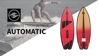 2019 Hyperlite Automatic Wakesurf Board Tech