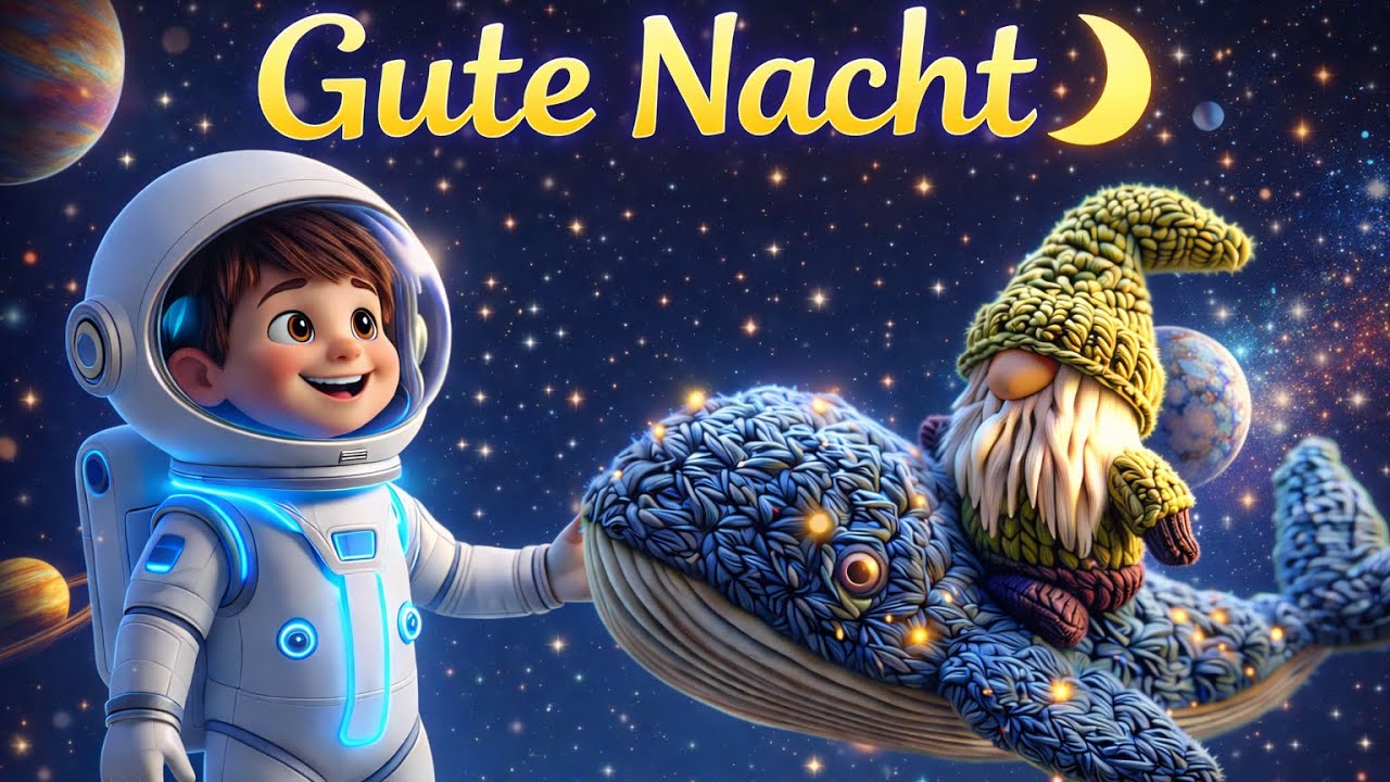 Schlaf in 5 Minuten ein ✨ Mit Wichtel Mo ins Traum-Universum 🌙🚀 | Sanfte Einschlafmusik