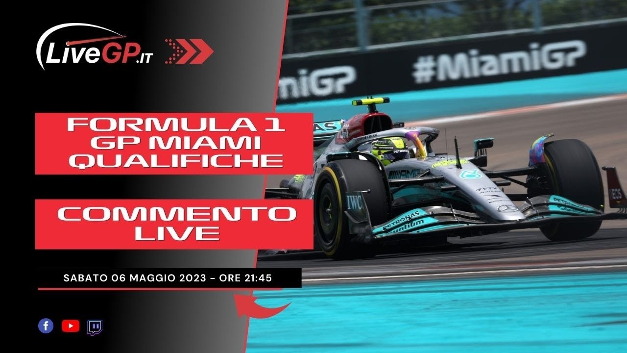 F1 GP Miami 2023 - Commento LIVE Qualifiche