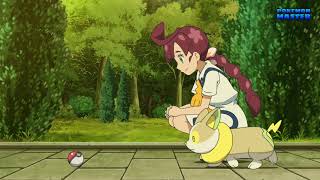 y2mate com Koharu Chloe Catches Eevee Pokemon Journeys The Series Episode 49 English Sub