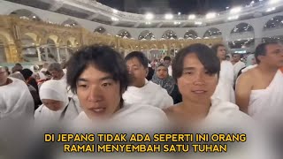 Lucunya Orang Jepang Tawaf Pertama Kali Di Ka'bah ' Seperti Di Dunia Lain '