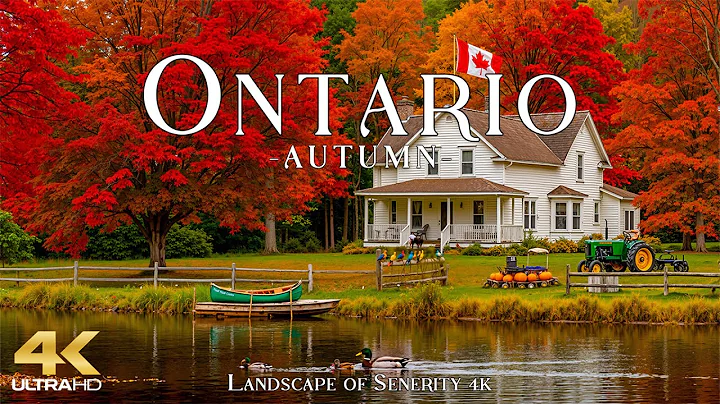 Autumn in Ontario 4K UHD 🍁 Fiery Maple Forests, Serene Lakes & Charming Heritage Towns