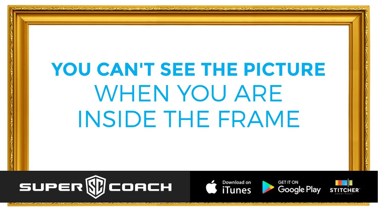 You can't see the picture when you are inside the frame YouTube