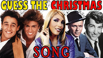 GUESS THE CHRISTMAS SONG GAME - HOW MANY CAN YOU GET?