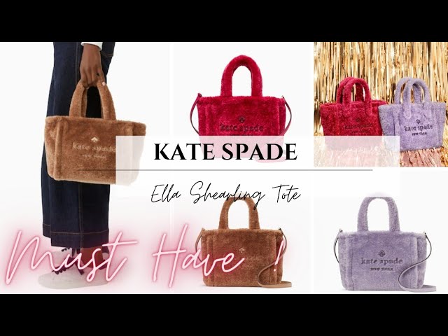 KATE SPADE ELLA SHEARLING TOTE 